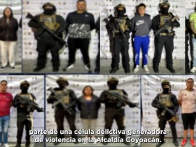 Cateos en Coyoacán dejan siete presuntos delincuentes detenidos