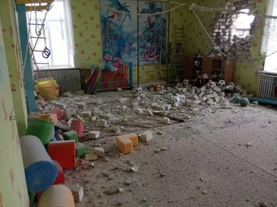 Ejército de Ucrania culpa a rebeldes separatistas del ataque a una guardería de Lugansk