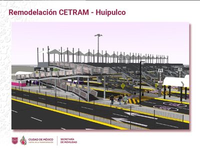 Renovarán el CETRAM Huipulco para el Mundial 2026