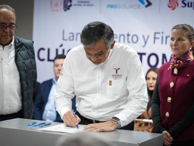 Consolida Tamaulipas su competitividad; lanza Clúster Automotriz