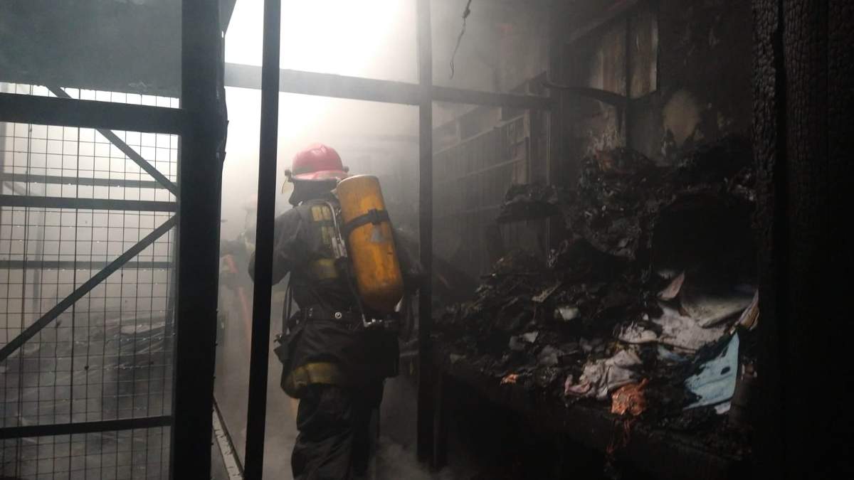 Se incendió un depósito en calle 25 de Mayo y Colón