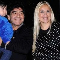Esas caras lo dicen todo: la última foto de Maradona y Dieguito Fernando juntos