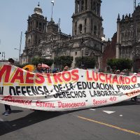La CNTE llama a un 'estallido” en las calles en contra de la Ley de Seguridad Interior