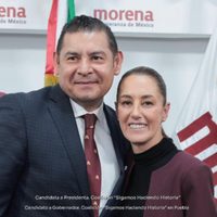 Suplente de diputado de Morena acusa robo de dinero en arranque de campaña de Alejandro Armenta