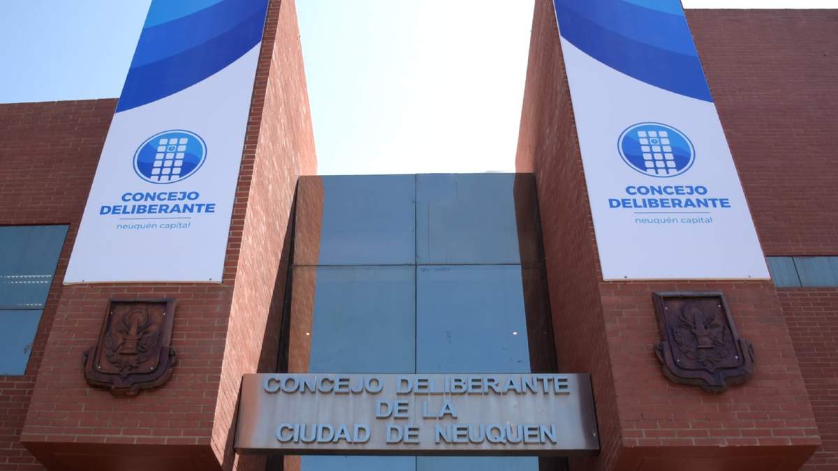 El Consejo Deliberante de Neuquén. Fuente: Twitter