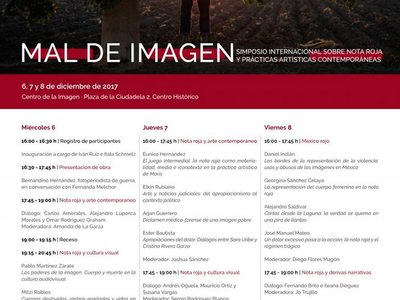 Abre 'Mal de Imagen”, simposio sobre la nota roja