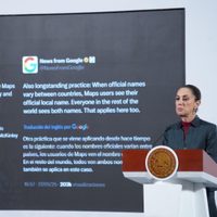 Sheinbaum enviará carta a Google tras amenaza de Trump de cambiar el nombre al Golfo de México