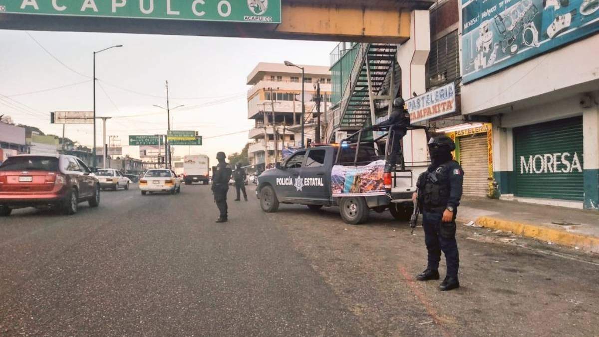 Operativo de seguridad en Acapulco