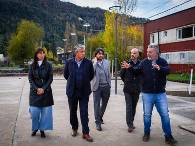 Figueroa y Saloniti recorrieron obras estratégicas en San Martín de los Andes y anunciaron avances