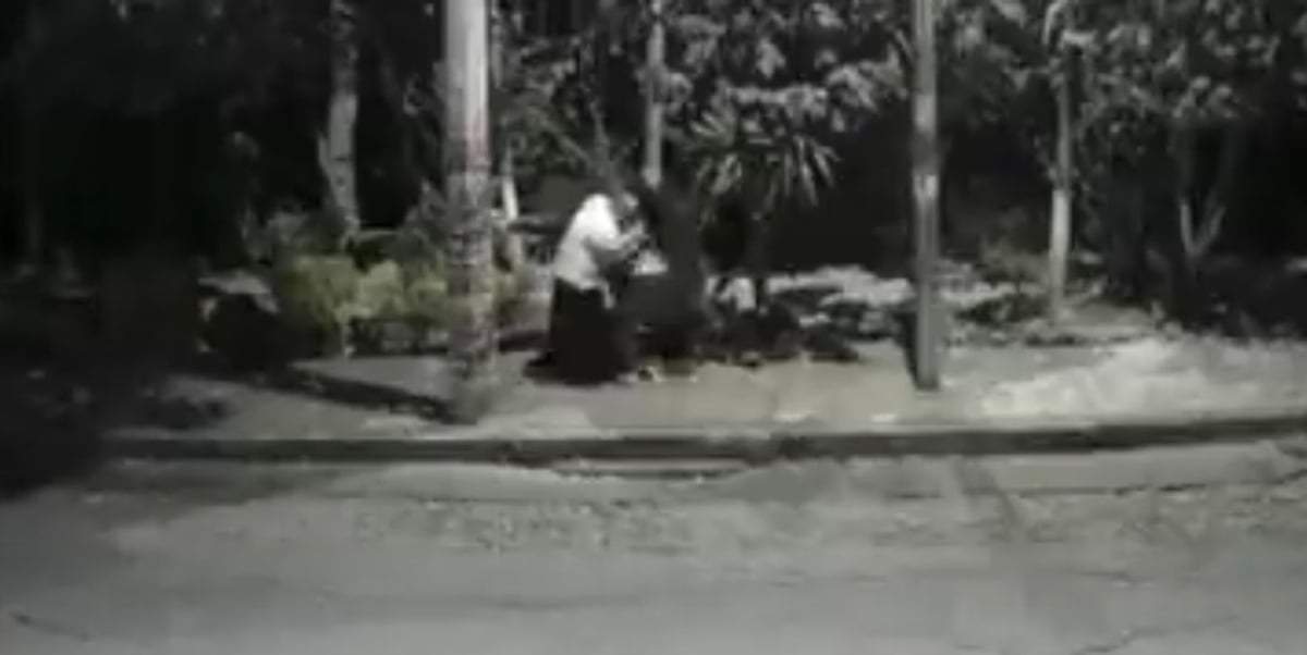 Momento de la agresión