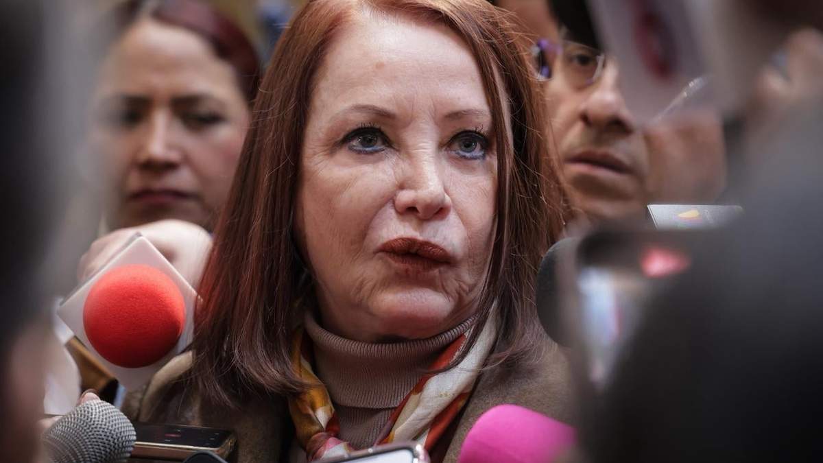 La presidenta de la mesa directiva del Senado, Laura Itzel Castillo