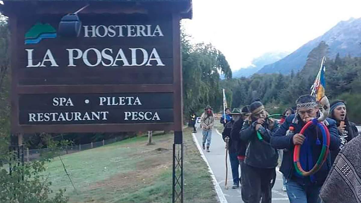 Conflicto con los mapuches en Neuquén. Fuente: (Twitter)