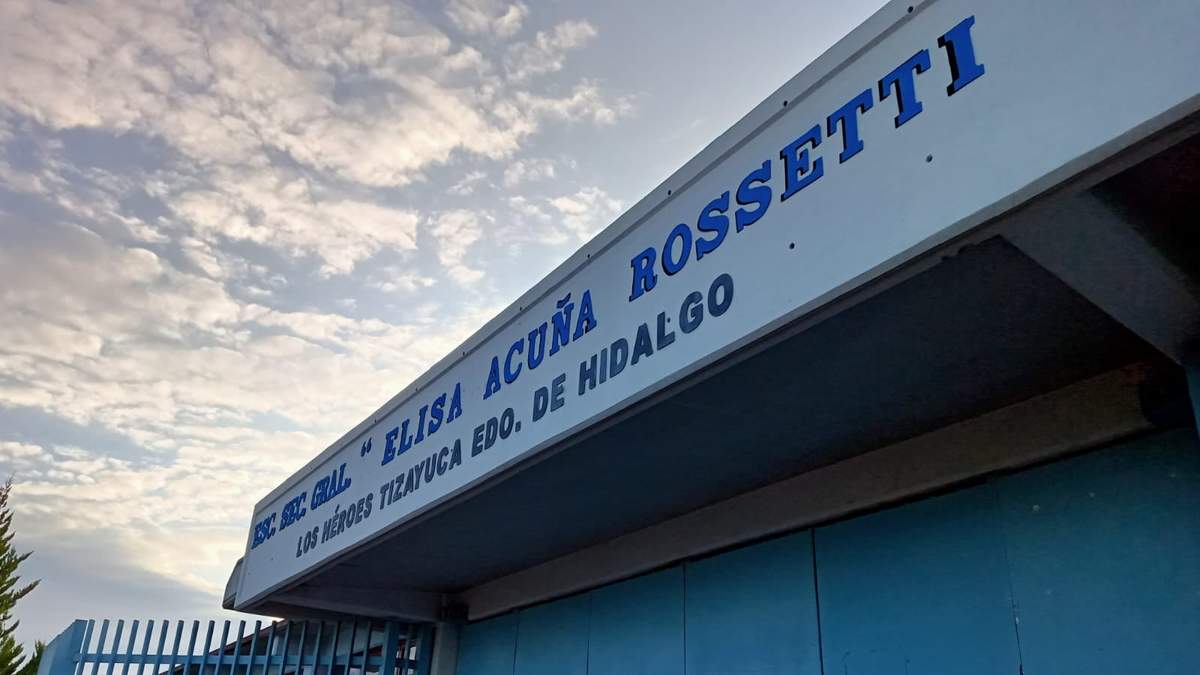 Escuela Secundaria General "Elisa Acuña Rossetti", en Tizayuca, Hidalgo