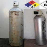 Roban cilindro con gas venenoso en Guanajuato