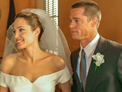 Polémico: difunden una reveladora foto del casamiento de Brad Pitt y Angelina. ¡Nunca se quisieron!