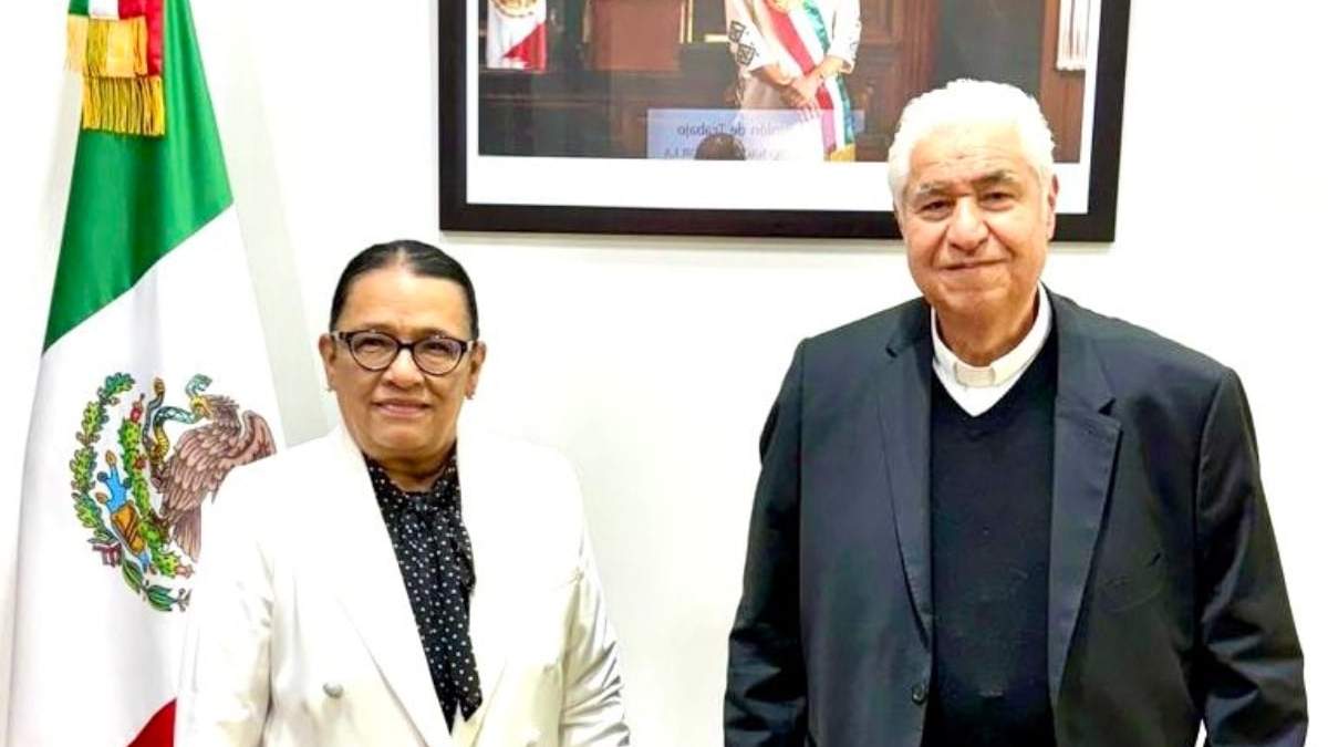 Rosa Icela Rodríguez y Rogelio Cabrera López