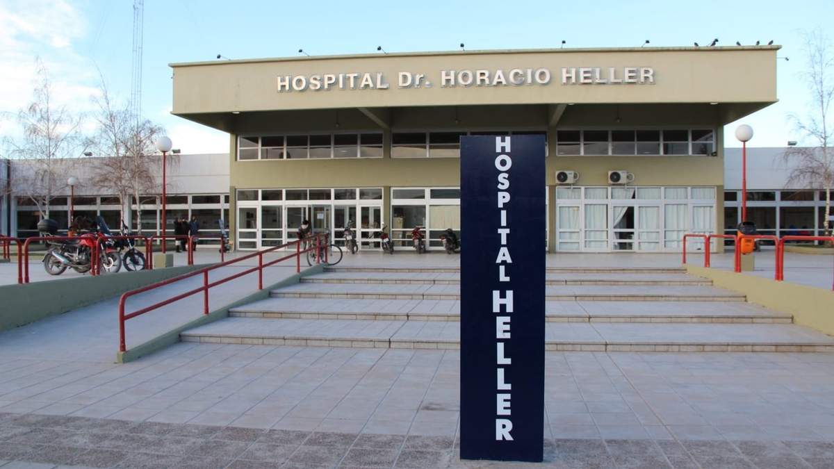 Hospital Heller, Neuquén. Fuente: (Twitter)