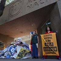 Greenpeace devuelve la “basura electoral” a partidos políticos