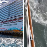 Un crucero con 3 mil personas a bordo chocó contra un iceberg en Alaska (Video)