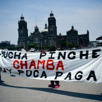 Así fue la marcha por el Día del Trabajo en la CDMX