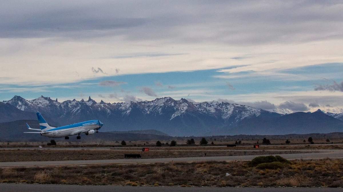 Aeropuerto de San Carlos de Bariloche. Fuente: (Twitter)