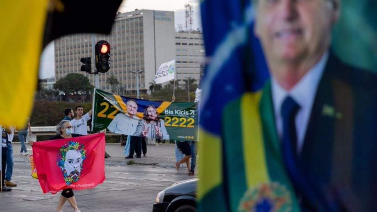 Simpatizantes de Jair Bolsonaro