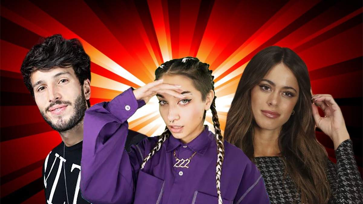 Sebastián Yatra, María Becerra y Tini Stoessel. Fuente: (Minuto Neuquén)