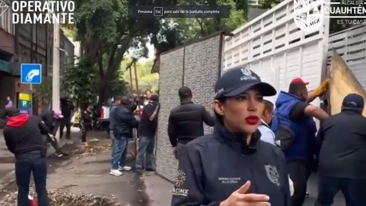 “Operativo Diamante” en la Alcaldía Cuauhtémoc