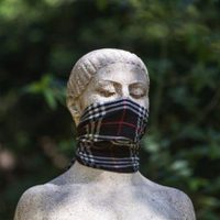 ¡Insólito! ¿Por qué le pusieron barbijo a todas las estatuas?