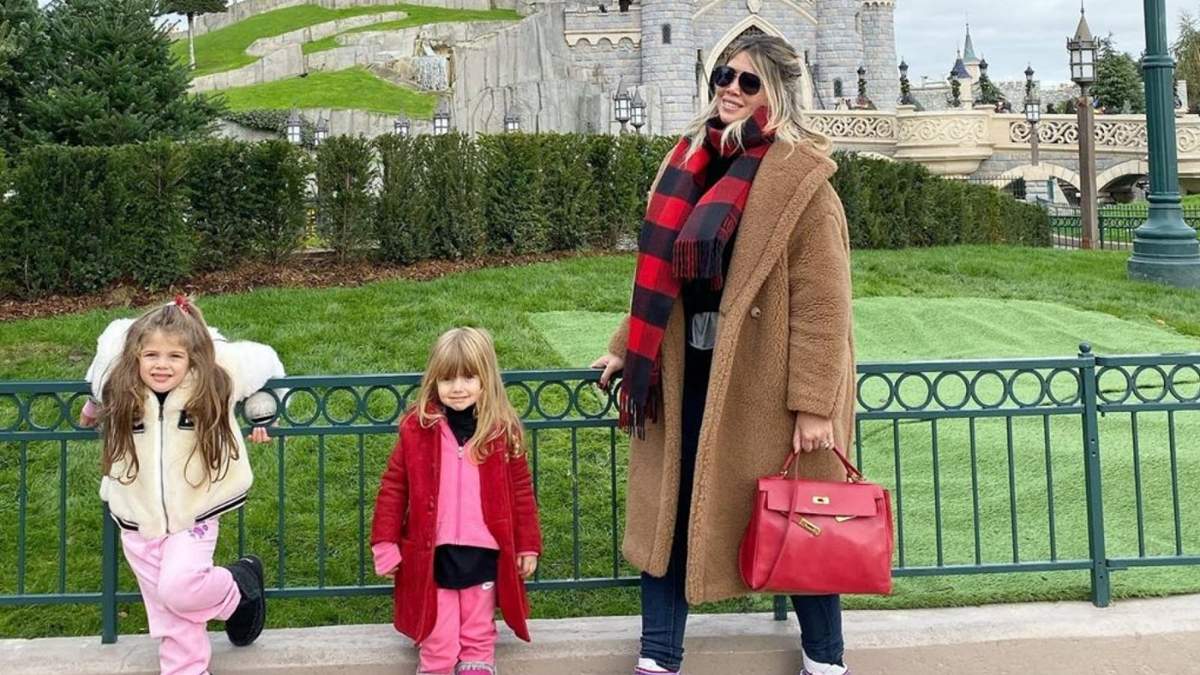 Wanda Nara y sus hijas. Fuente: (Instagram)