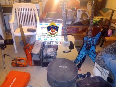 En cuatro allanamientos, demoraron a seis personas y recuperaron gran cantidad de elementos robados