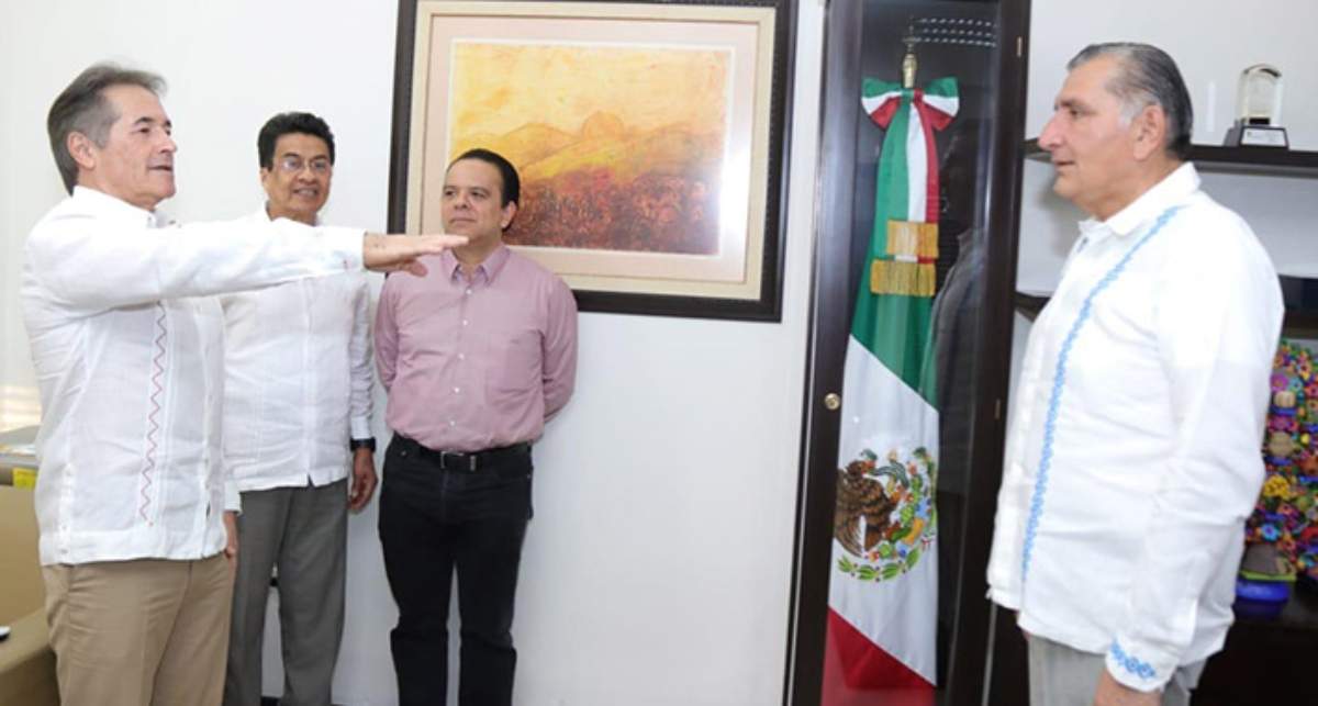 Hernán Bermúdez Requena rinde protesta como secretario de seguridad de Tabasco en 2019