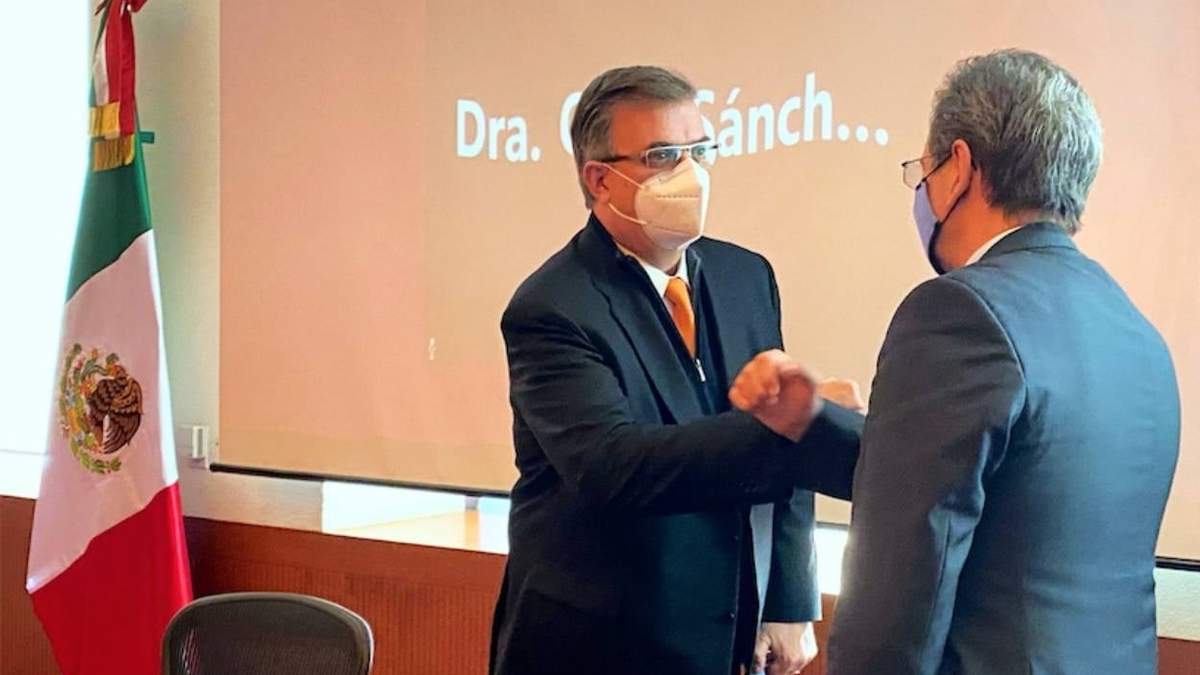 El canciller y el aún titular de la SEP