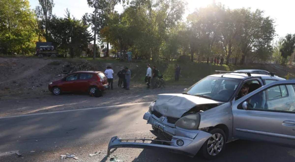 Choque en cadena en Ruta 7. Fuente: (X)