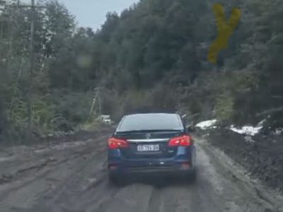 Vecinos de Villa La Angostura reclaman por el mal estado de la ruta para acceder al cerro Bayo