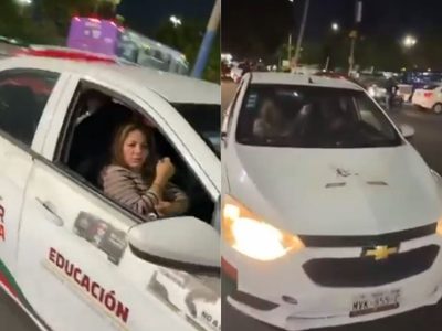 Funcionaria del Edomex presuntamente alcoholizada en vehículo oficial fue destituida (VIDEO)