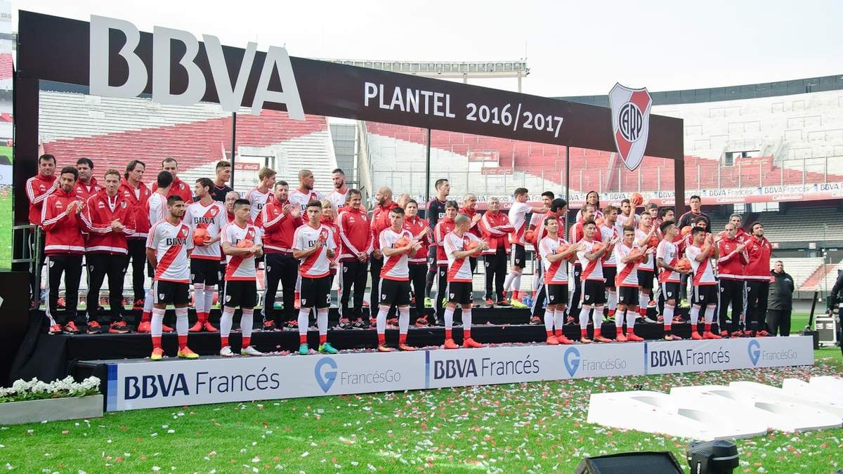 River Plate 2016. Fuente: (Twitter).