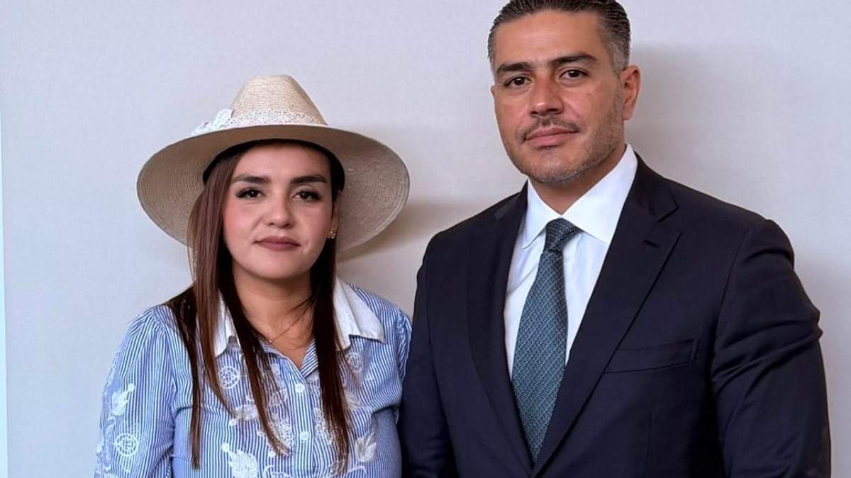 Grecia Quiroz y Omar García Harfuch