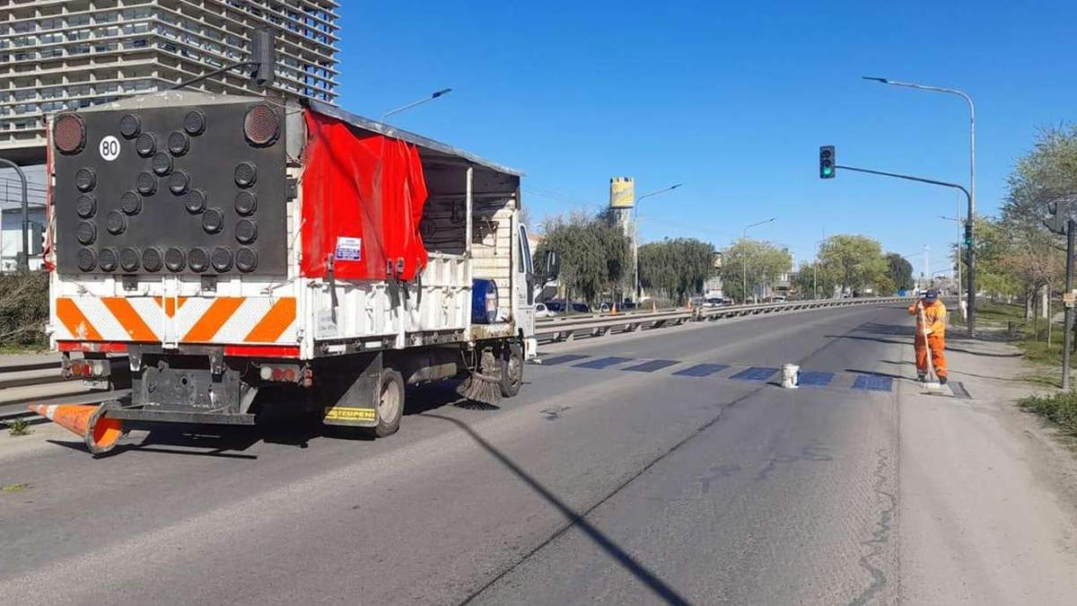 Una de las rutas en Neuquén. Fuente: (Twitter)