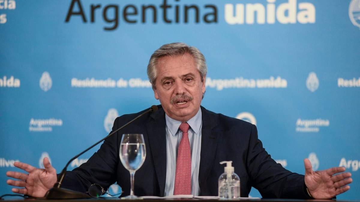 El presidente Alberto Fernández.