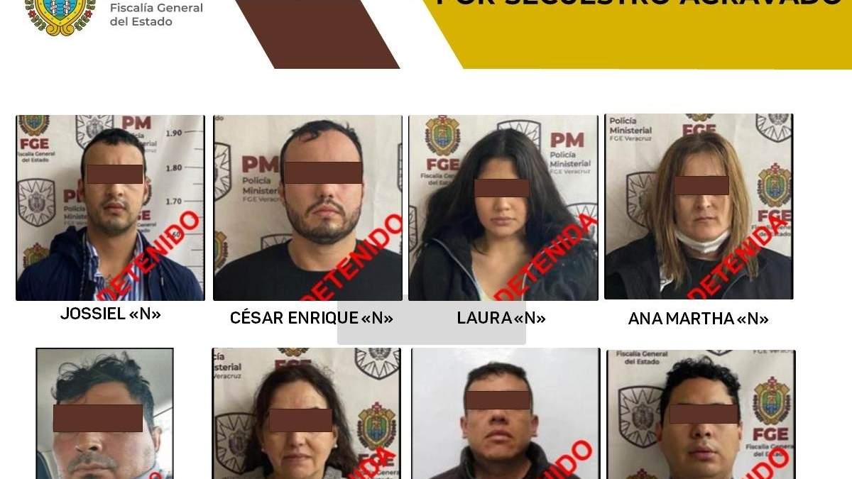 La presunta banda de secuestradores de la que formaría parte Laura "N"