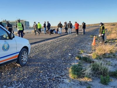 Accidente fatal sobre la ruta 6 a la altura de la Termo Roca