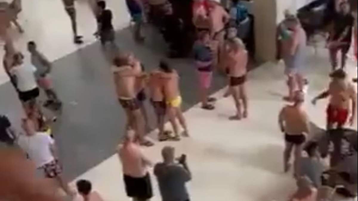 Caos en la zona del tiroteo
