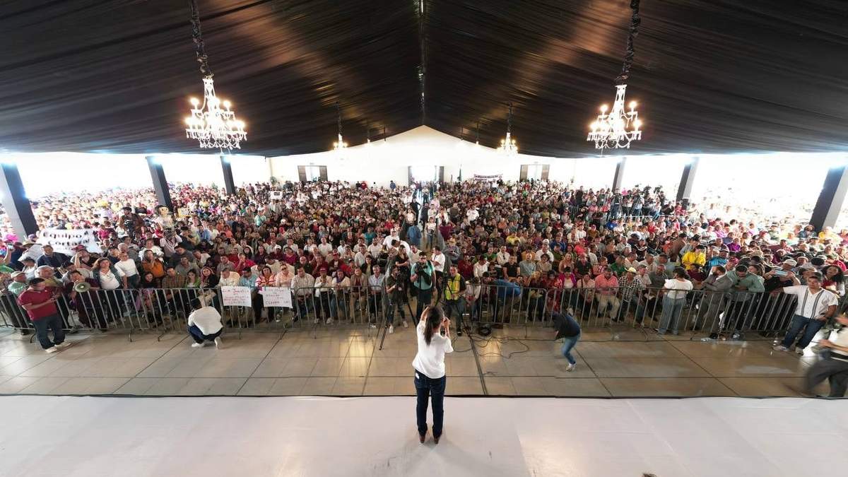 Claudia Sheinbaum en Celaya