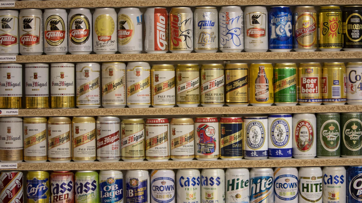 Latas de cerveza. Fuente: (Instagram)