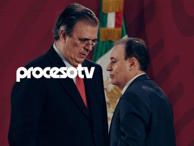 Durazo y Ebrard en la mañanera: Ni te veo ni me ves