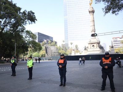 Despliegan a más de mil 300 policías para la “Fiesta Electrónica” en el Ángel de la Independencia