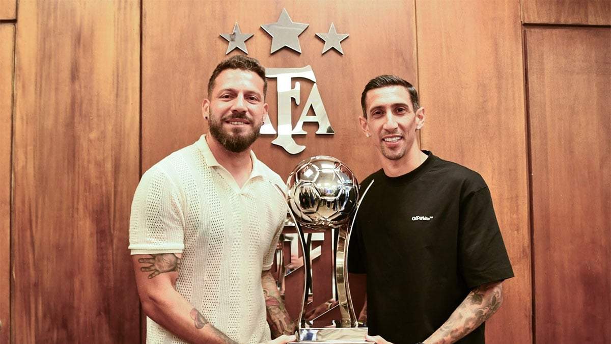 Fatura Broun y Ángel Di María