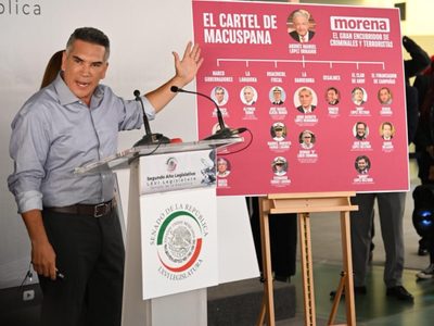 “Alito” Moreno denuncia al “Cártel de Macuspana” ante la DEA y el FBI