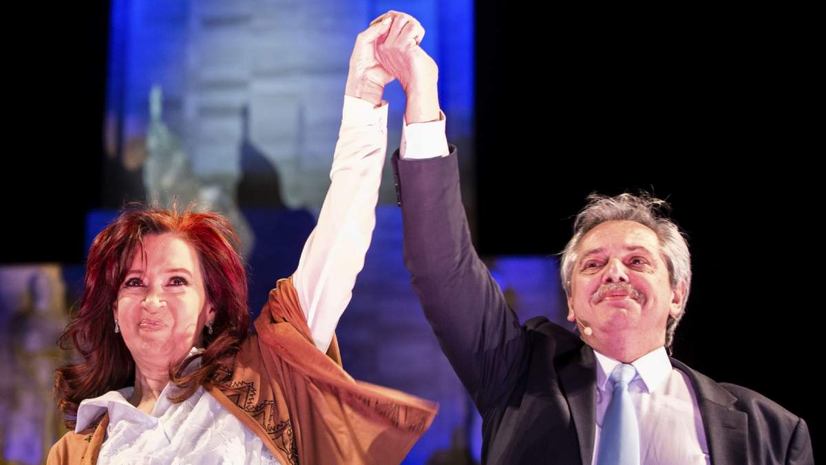 Alberto Fernández y Cristina Kirchner. Fuente: (Twitter)